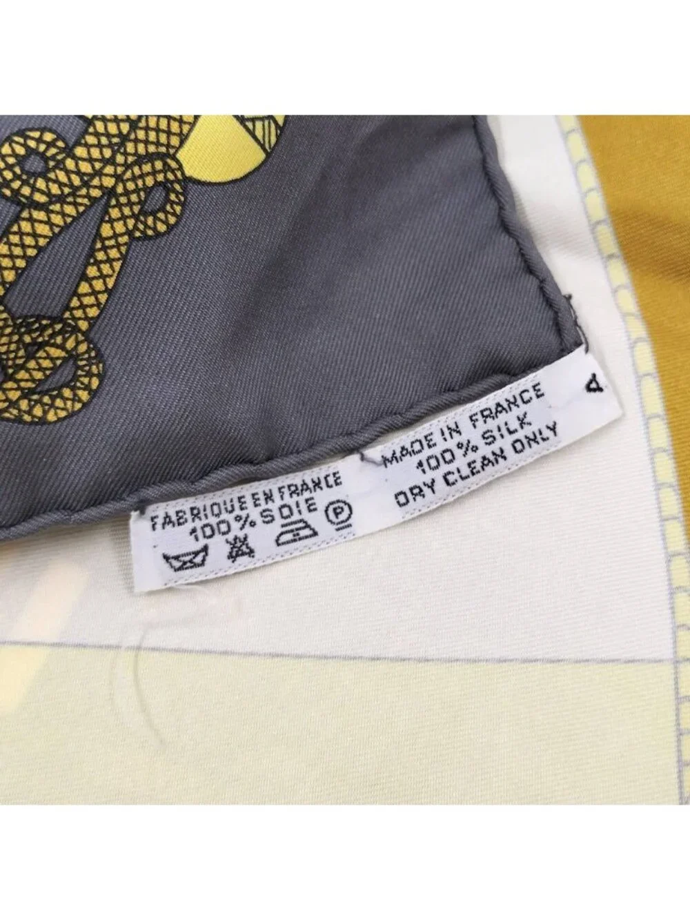 Hermes Carre 90 Scarf Circus Silk 100% Gray Xmulticolor